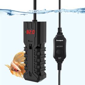 Devopet Nsc-14025 25w Aquarium Heater Adjustable Small Fish Tank With Digital Display