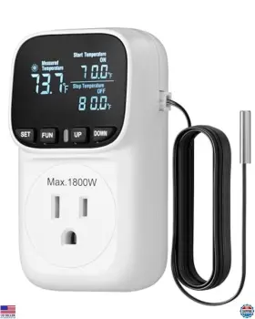B0d1fzfzq4 Dewenwils Digital Temperature Controller 15a Thermostat Outlet Plug For Heating Cooling