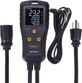 Digiten 313048676695 110v 15a Temperature Controller Dtc151 Plug In Thermostat Outlet Digital