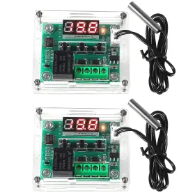 Dt080301 Diitao 2pcs W1209 Temperature Controller Module Led Display Digital Thermostat Modul