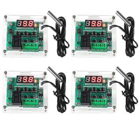 Diitao Dt082007 4pcs W1209 Temperature Controller Module Led Display Digital Thermostat Modul