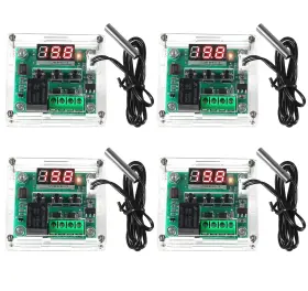 Dt082007 Diitao 4pcs W1209 Temperature Controller Module Led Display Digital Thermostat Modul