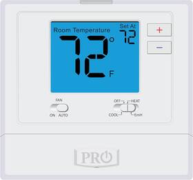 Diversitech 445027493412 Pro1 T721 Digital Non-programmable Thermostat For Heat Pump And Conventional Sys