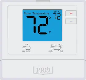 T721 Diversitech 445027493412 Pro1 Digital Non-programmable Thermostat For Heat Pump And Conventional Sys