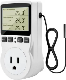 Gxab0002-007 Diymore 1800w Plug In Thermostat Temperature Controller Electric Digital H