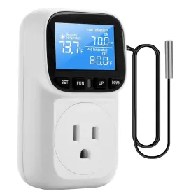 Kabb0006-012 Diymore Digital Thermostat Temperature Controller 1800w Heating Cooling Mode