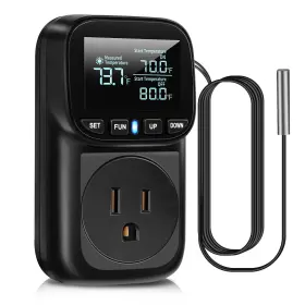 Kabb0006-014 Diymore Digital Temperature Controller Outlet 1800w - Thermostat For Reptiles