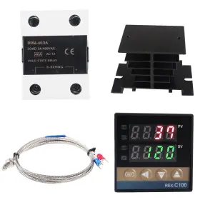 Rex-c100 Dorhea 12966-1 Digital Pid Temperature Controller Thermostat Contro