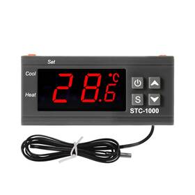 Dorhea 701715540637 Stc-1000 10a Dc 12v Digital Led Temperature Controller Cooling Heating Centig
