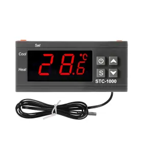 Stc-1000 Dorhea 701715540637 10a Dc 12v Digital Led Temperature Controller Cooling Heating Centig