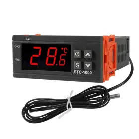 Stc-1000 Dorhea 701715541337 Digital Lcd Temperature Controller 10a Dc 24v Thermostat 1m N