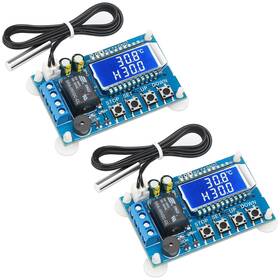 Drok Fba200368 Electronic Thermostat Controller 2pcs Dc 6-30v 24v Digital Temperature