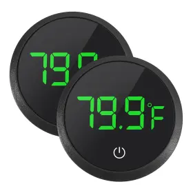 Dw-211606 Dweii 1 2pack Led Digital Aquarium Thermometer Tank Temperature