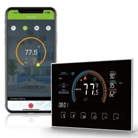 Bhp-8000 Dxstring Smart Thermostat For Home Programmable Wifi Pum
