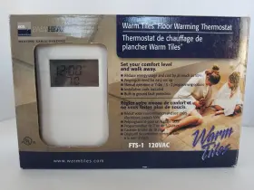 Fts-1 Easyheat 013627012929 Egs Warm Tiles Floor Warming Programmable Thermostat 120vac
