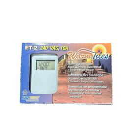 Easyheat 013627012950 Warm Tiles 240 Vac 16a Thermostat Non-programmable Floor Heating Et-2