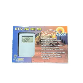 Easyheat 013627012950 Warm Tiles 240 Vac 16a Thermostat Non-programmable Floor Heating Et-2