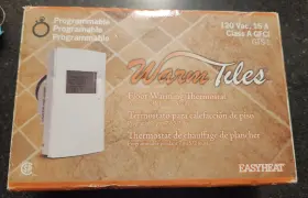 Gts1 Easyheat Warm Tiles Fgs 120 Vac Programmable Thermostat Gfci Heat Floor New