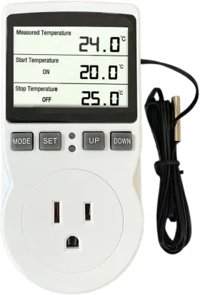 Eco Art Heating Green 711181269154 Plug In Thermostat Temperature Controller Electric Digital Co