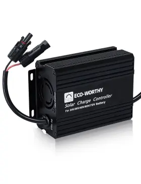 Am-l03syc12a-1 Eco-worthy 12a Boost Mppt Solar Charge Controller Panel Regulator For 4