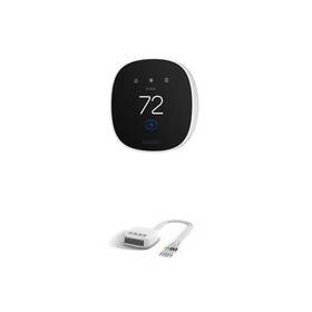 Ecobee 313053978937 Smart Thermostat Essential And Power Extender Kit C-wire Adapter Bundle - Learni