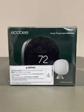 Ecobee 532543794059 Smart Thermostat Premium With Sensor And Air Quality Monitor - Prog