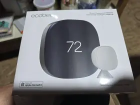 Ecobee 627988004075 Smart Thermostat Premium With Siri And Built-in Air Quality Monitor