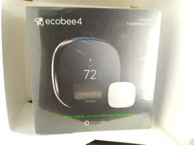 Ecobee 627988040028 7-day Smart Programmable Thermostat Value Bundle