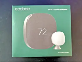 Eb-state6c-01 Ecobee Smart Thermostat Premium With Sensor And Air Quality Monitor