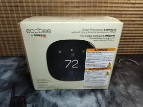 Eb-state6lgem-01 Ecobee Smart Thermostat Enhanced Black