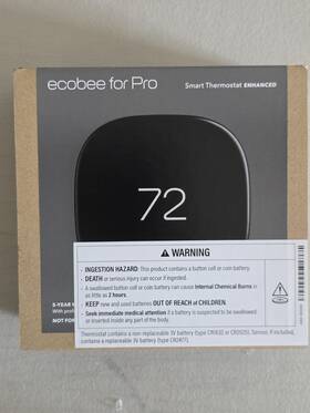 Ecobee Eb-state6lpb-01 Smart Thermostat Enhanced Black