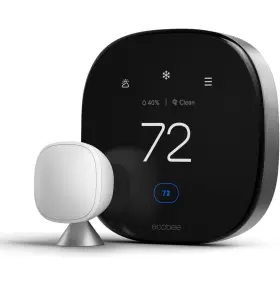 Ebc402 Ecobee Smart Thermostat Premium With Sensor And Air Quality Monitor New