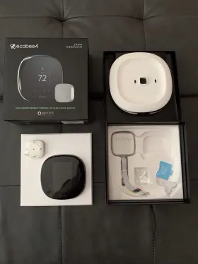 Ecobbe4 Ecobee Smart Thermostat - Open Box Missing Instructions Screws Wire Labels