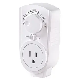 Econohome 850014890186 Adjustable Thermostat - Universal Plugin Heating And Cooling Compa