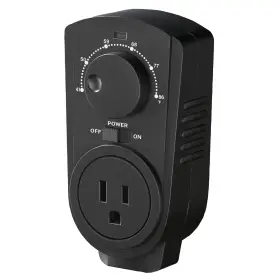 B0bwyz55pq Econohome Adjustable Thermostat - Universal Plugin Heating And Cooling Controller