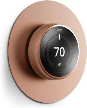 Elago 705353736377 Wall Plate Cover Compatible With Google Nest Learning Thermostat 3rd 2nd