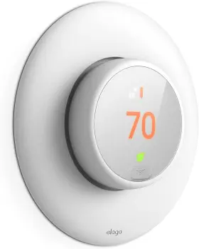 Elago 884444357742 Wall Plate Cover Designed For Google Nest Thermostat E White