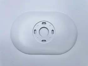 Enet20-plat-p-wh Elago Wall Plate Cover Plus For Google Nest Thermostat 2020 White