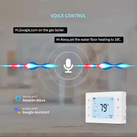 Tp808 Elechico Weekly Programmable Digital Smart 24v Wifi Thermostat For Ac/heat Or Heatpump