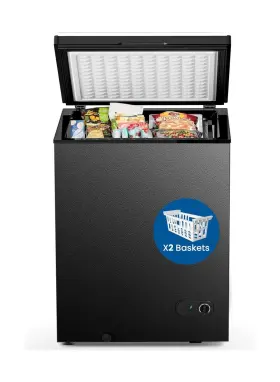 97h-nj3 Electactic 3.5 Cubic Feet Chest Freezer With 2 Removable Baskets Freestanding Top Open D