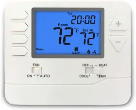 Krt2h1ch Electeck Heat Pump Digital Thermostat For Home Non-programmable Up To 2 Heat/1