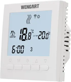Wg02b04 Electric Co. Ltd Wifi Smart Thermostat Ac110v 3amp Heat Only 2.4ghz Wi-fi App Tuya Work F