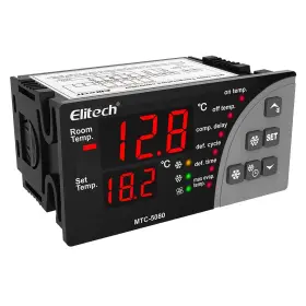 Mtc-5080 Elitech 781454241538 Digital Temperature Controller Universal Thermostat Cold Room Refrig