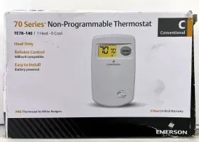 1e78-140 Emerson Thermostats Non-programmable Heat Only Thermostat-single Stage