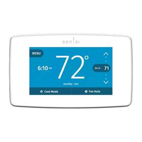 Emerson 445042837802 Sensi Touch 7-day Programmable Wi-fi Smart Thermostat With Touchscreen Color Dis