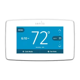 Emerson 445042837802 Sensi Touch 7-day Programmable Wi-fi Smart Thermostat With Touchscreen Color Dis