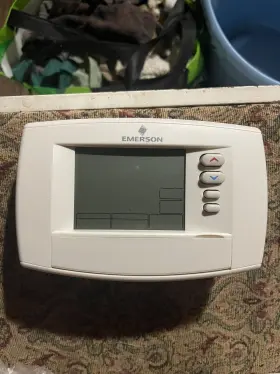 1f80-0261 Emerson 662766429978 Single Stage 5/1/1 Programmable Digital Thermostat Blue