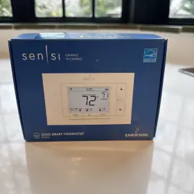 St55u Emerson 810032864149 Sensi Smart Programmable Wifi Thermostat White Read