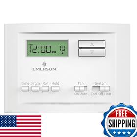 Emerson B016kkdmps P150 Single Stage 5-2 Day Programmable Thermostat