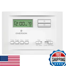 B016kkdmps Emerson P150 Single Stage 5-2 Day Programmable Thermostat